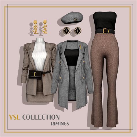 ysl first collection|sims 4 rimings YSL collection.